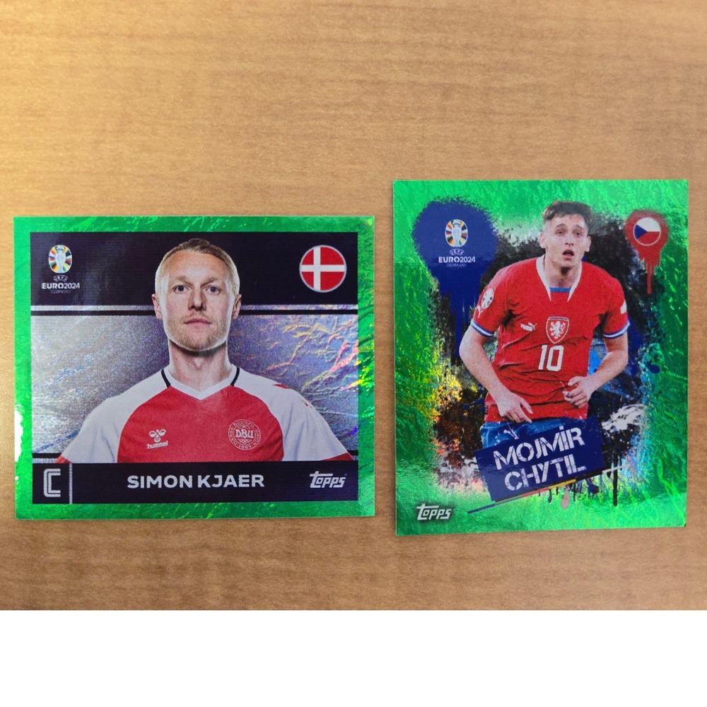 EURO 2024 - TOPPS sticker collection - GREEN - Choose your missing sticker!